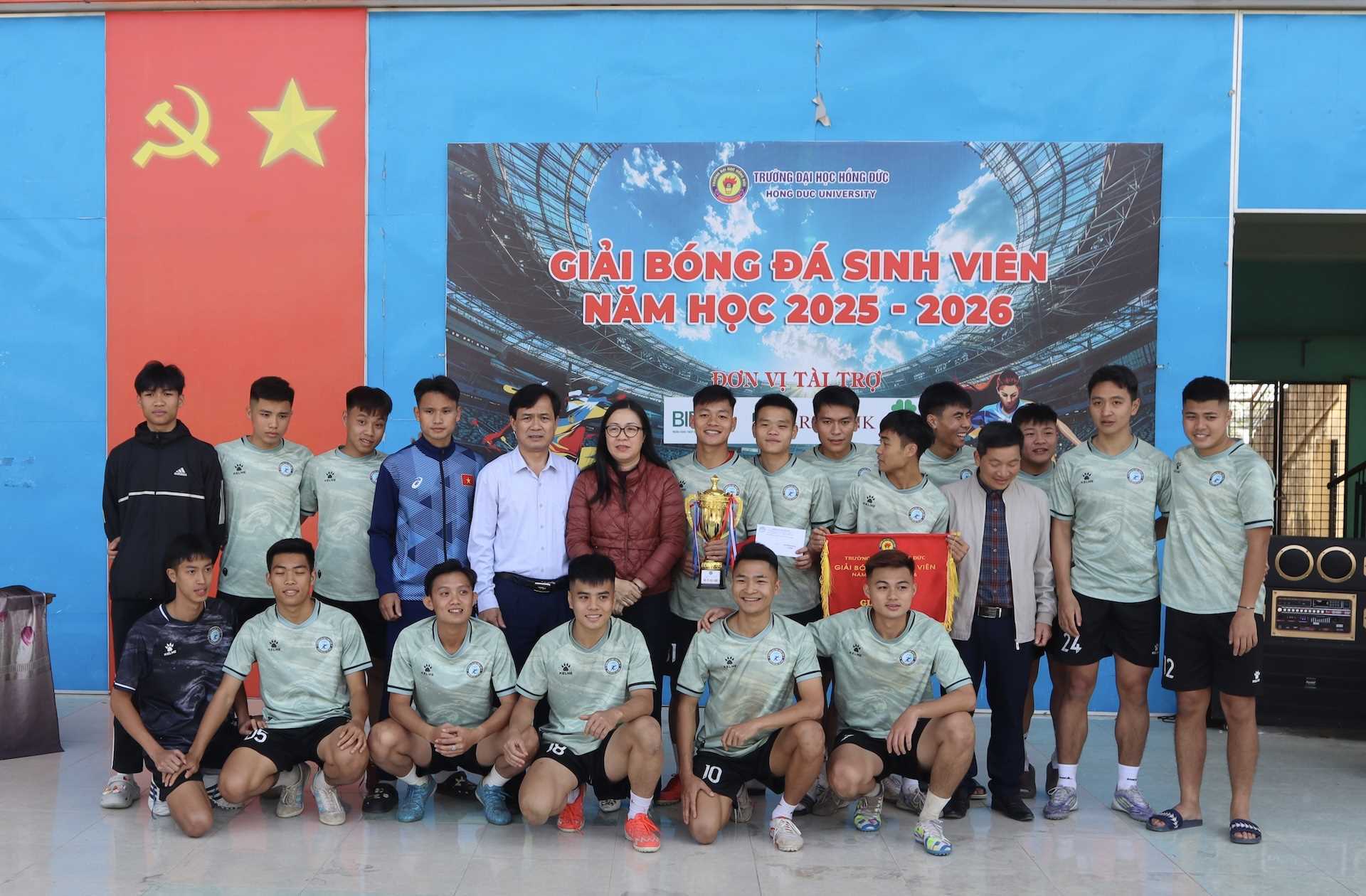 Giải bóng đá sinh viên Trường Đại học Hồng Đức năm học 2025 – 2026